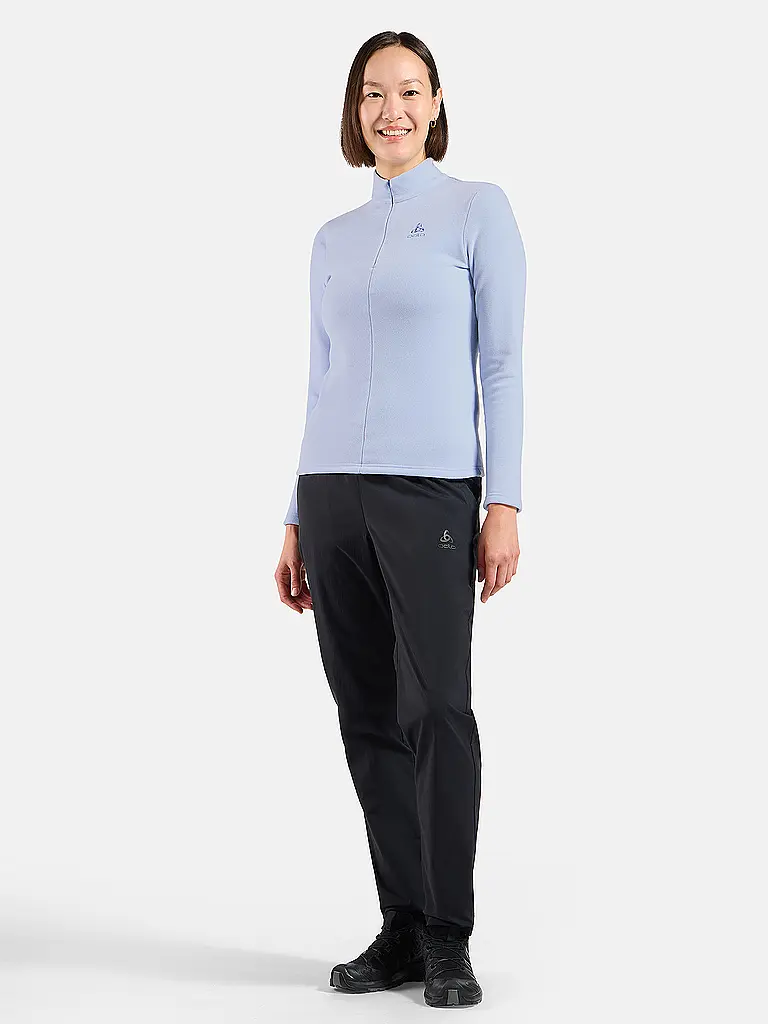 ODLO | Damen Unterzieh Zipshirt Roy | hellblau