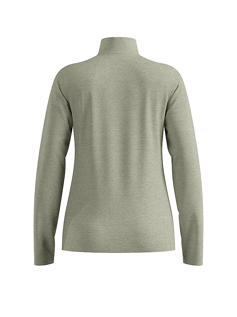 ODLO | Damen Unterzieh Zipshirt Roy | grau