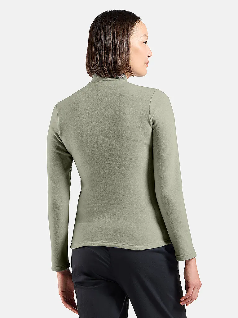 ODLO | Damen Unterzieh Zipshirt Roy | grau