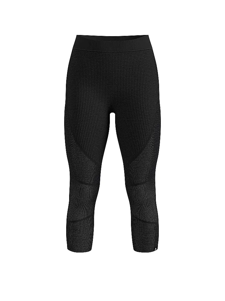 ODLO | Damen Unterziehhose Merino 3/4 | schwarz