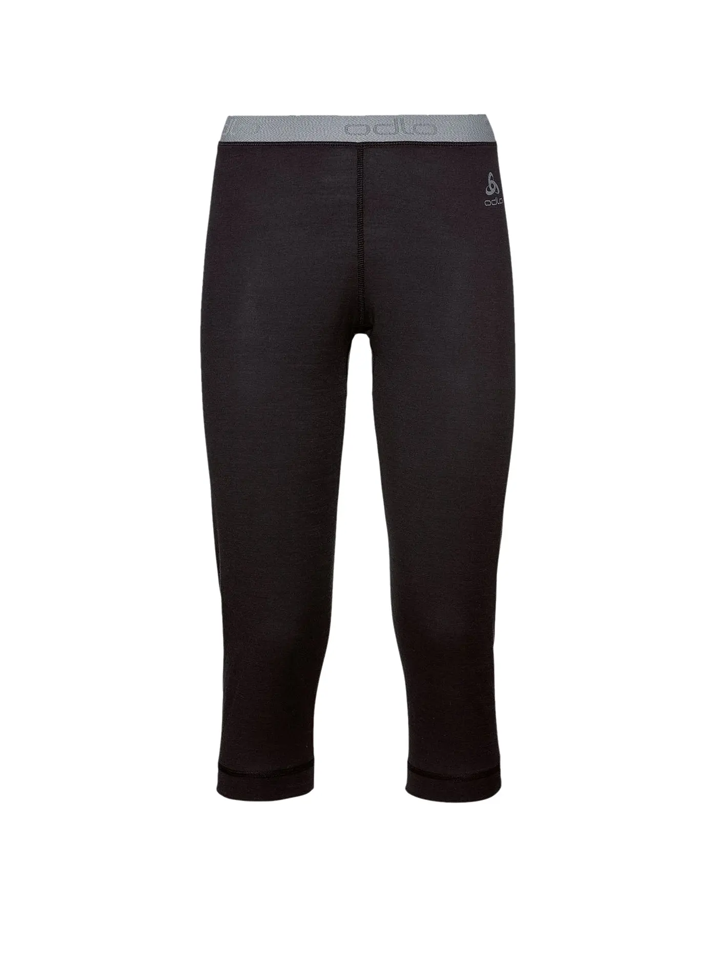 ODLO | Damen Unterziehhose Natural 100% Merino Warm 3/4  | schwarz