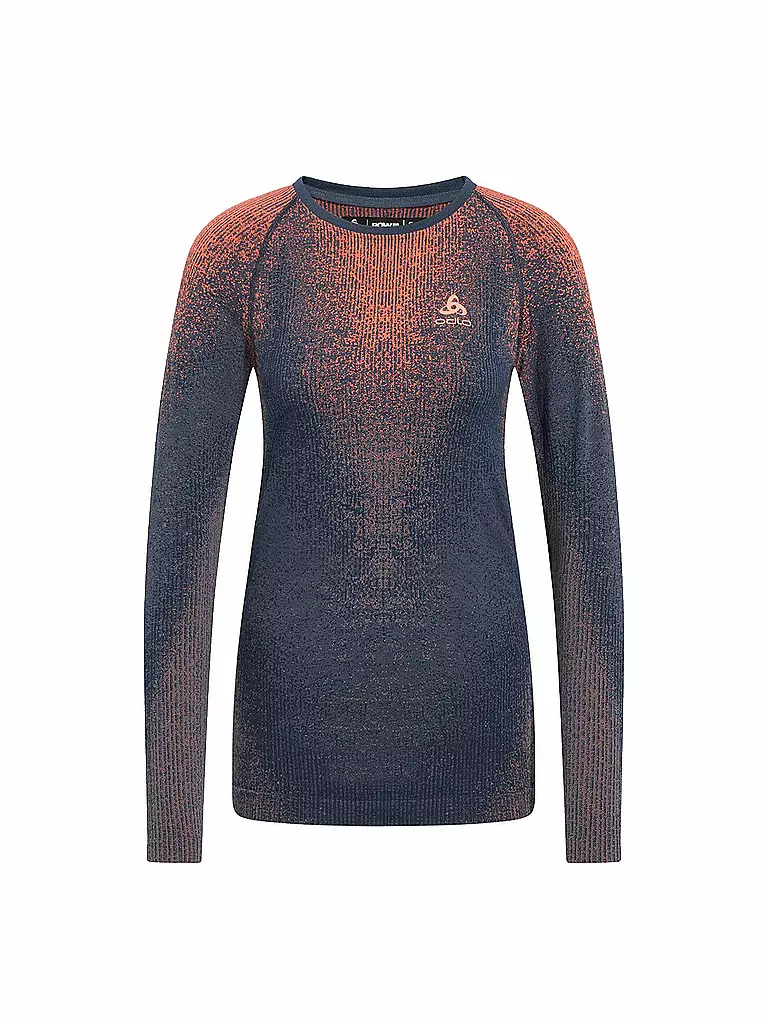 ODLO | Damen Unterziehshirt Blackcomb  Crew Neck | dunkelblau