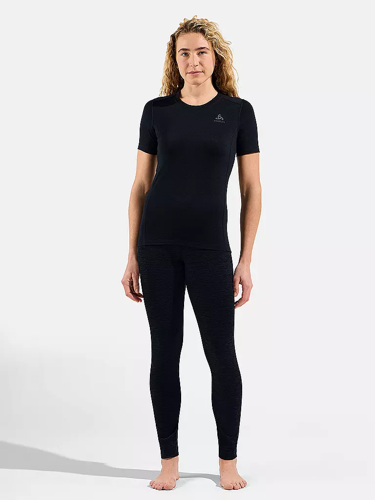 ODLO | Damen Unterziehshirt Natural Merino 200 | schwarz