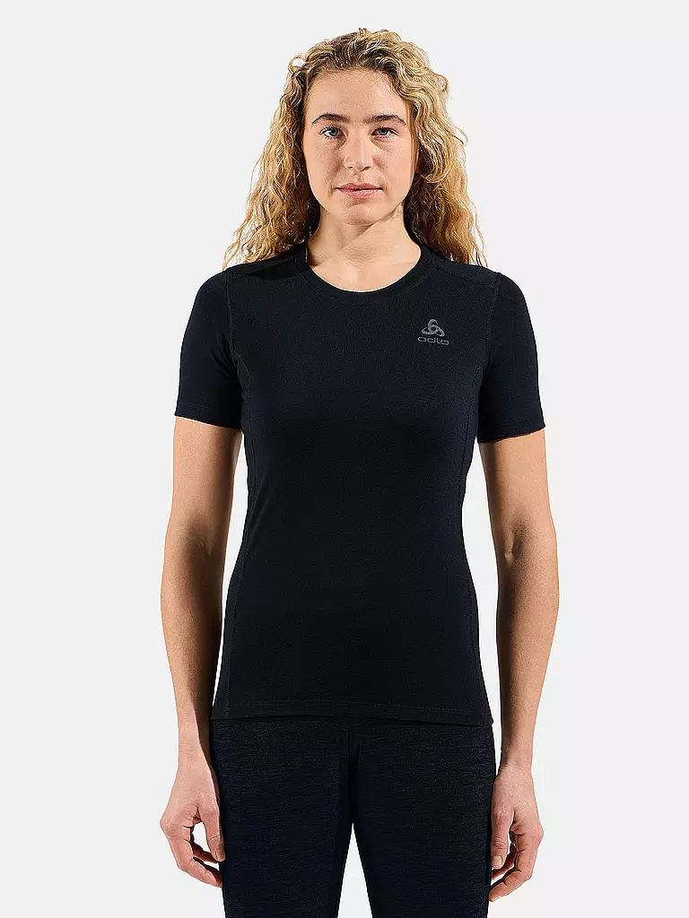 ODLO | Damen Unterziehshirt Natural Merino 200 | schwarz
