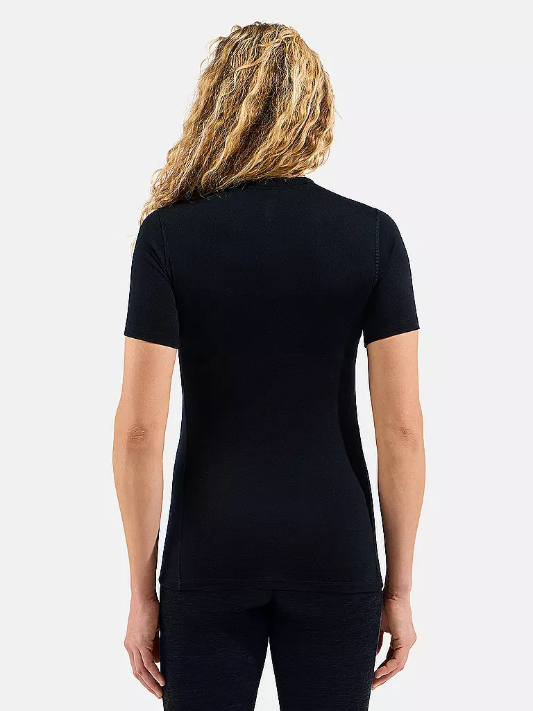 ODLO | Damen Unterziehshirt Natural Merino 200 | schwarz