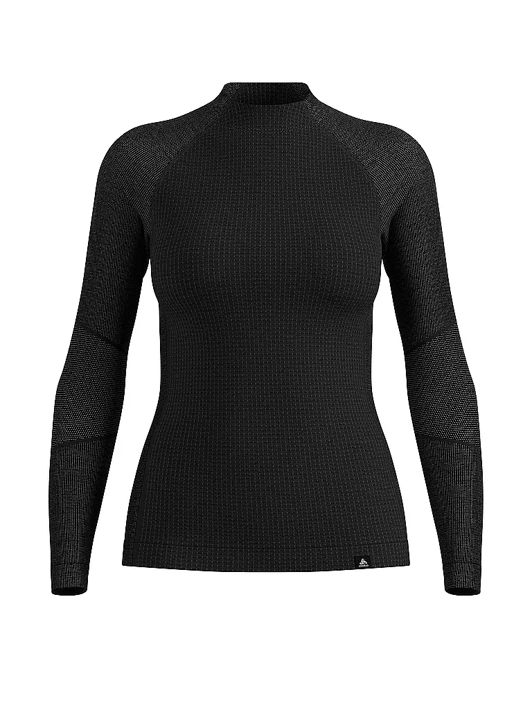 ODLO | Damen Unterziehshirt Natural Merino 260 1/2 Zip | schwarz