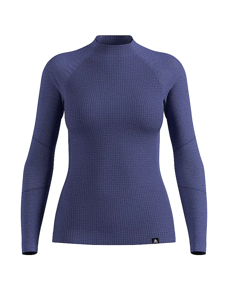 ODLO | Damen Unterziehshirt Natural Merino 260 1/2 Zip | blau