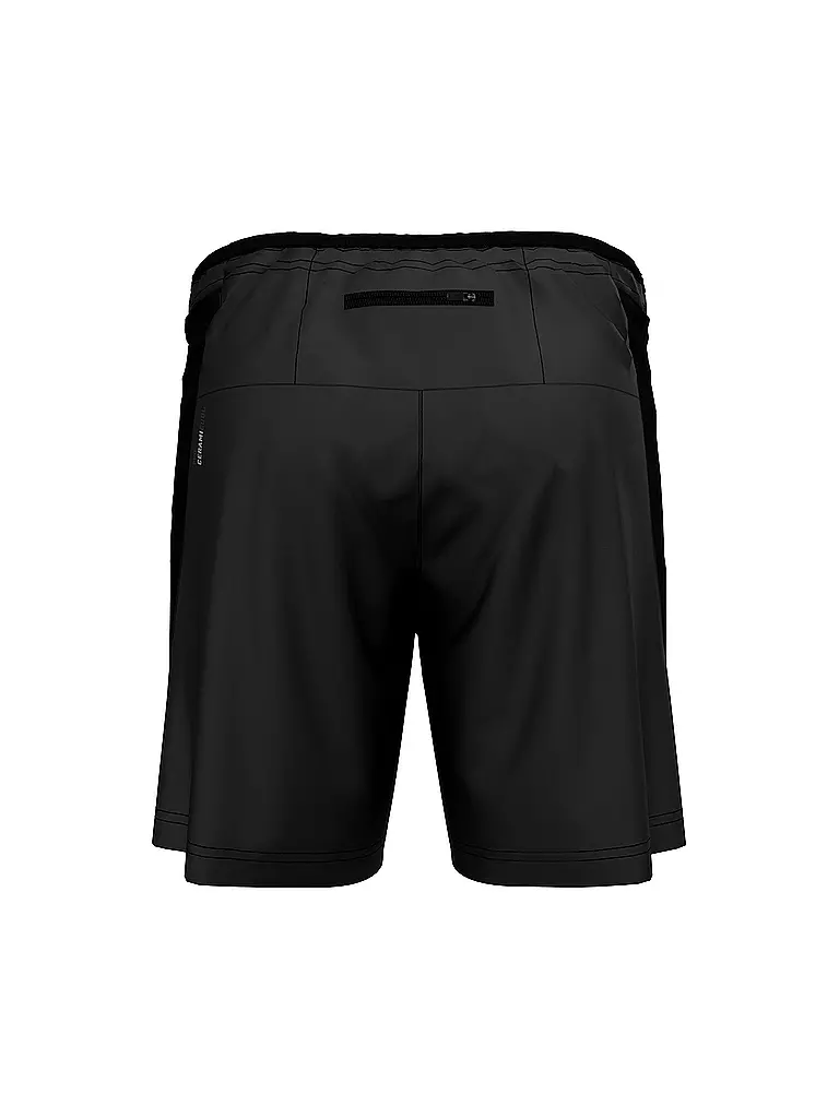 ODLO | Herren 2in1 Laufshort Zeroweight Ceramicool Light | schwarz