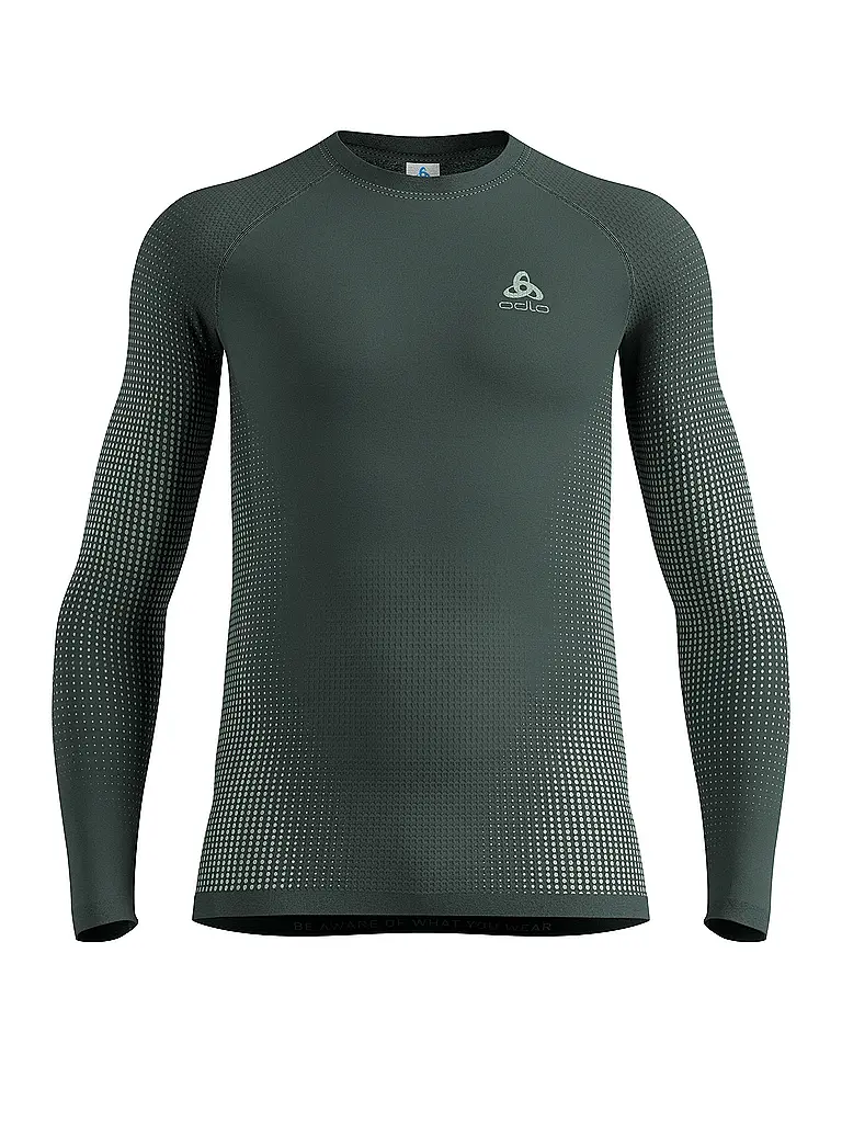 ODLO | Herren Funktionsshirt WARM ECO Baselayer | Grau