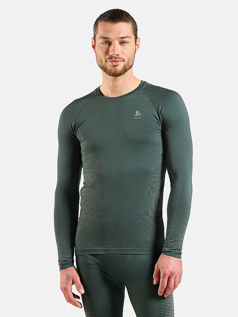ODLO | Herren Funktionsshirt WARM ECO Baselayer | Grau