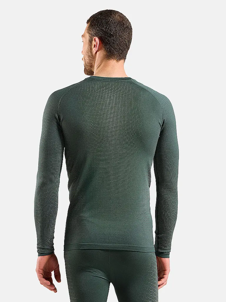 ODLO | Herren Funktionsshirt WARM ECO Baselayer | Grau