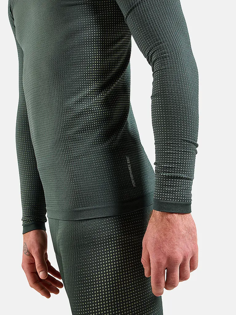 ODLO | Herren Funktionsshirt WARM ECO Baselayer | Grau
