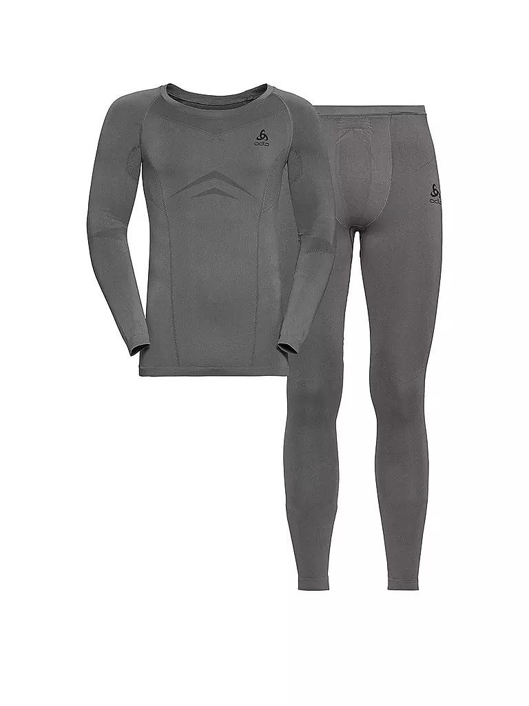 ODLO | Herren Funktionswäsche WINTER SPECIALS PERFORMANCE EVOLUTION WARM Baselayer-Set | grau