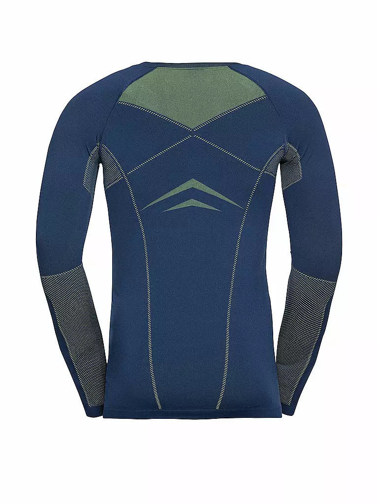 ODLO | Herren Funktionswäsche WINTER SPECIALS PERFORMANCE EVOLUTION WARM Baselayer-Set | blau