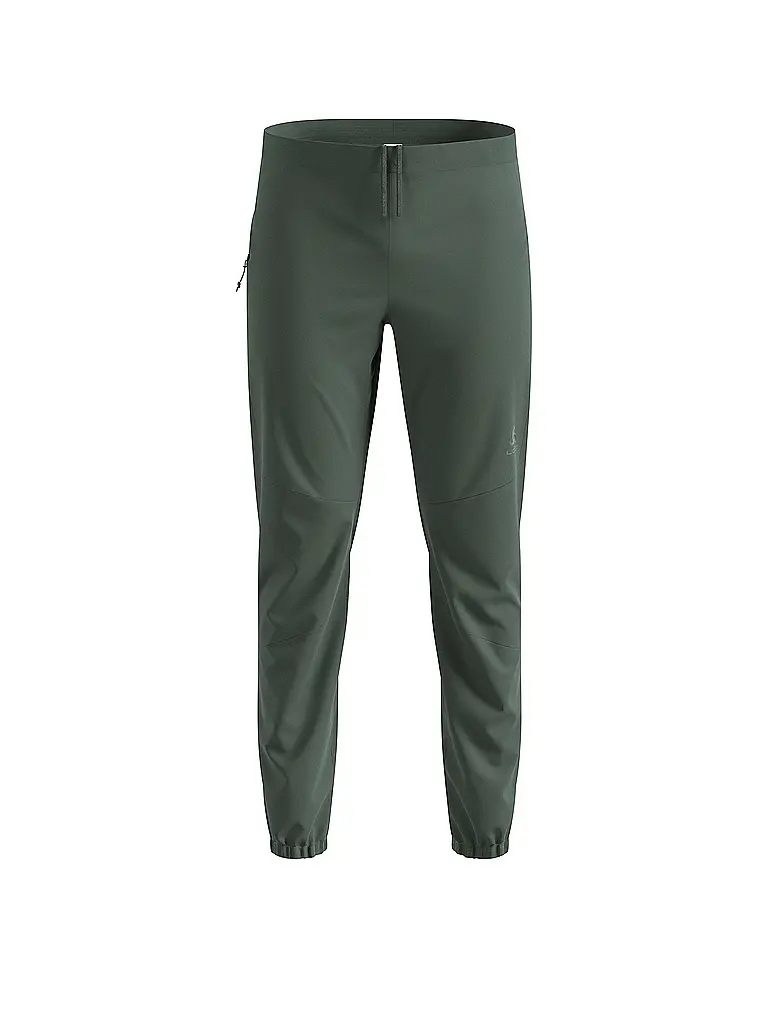 ODLO | Herren Langlaufhose Essential Warm | dunkelgrün