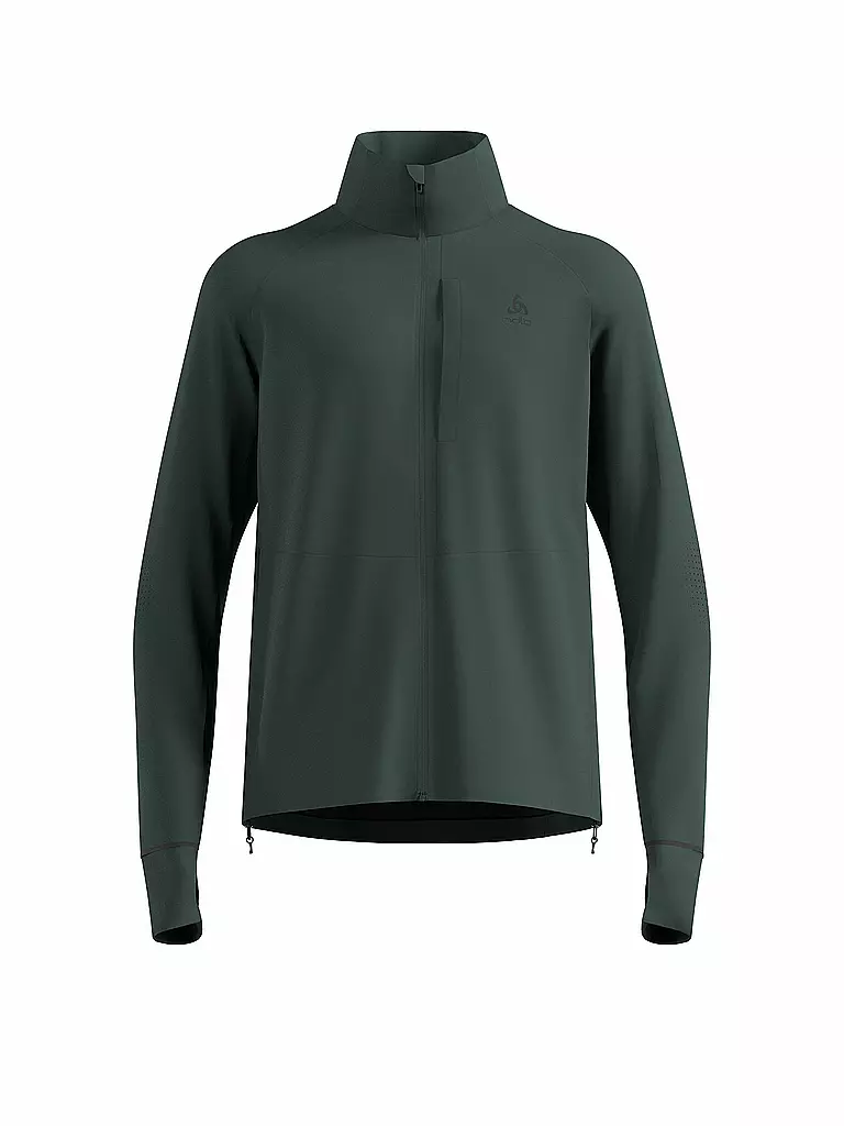 ODLO | Herren Laufjacke Zeroweight Pro Warm Reflective | dunkelgrün