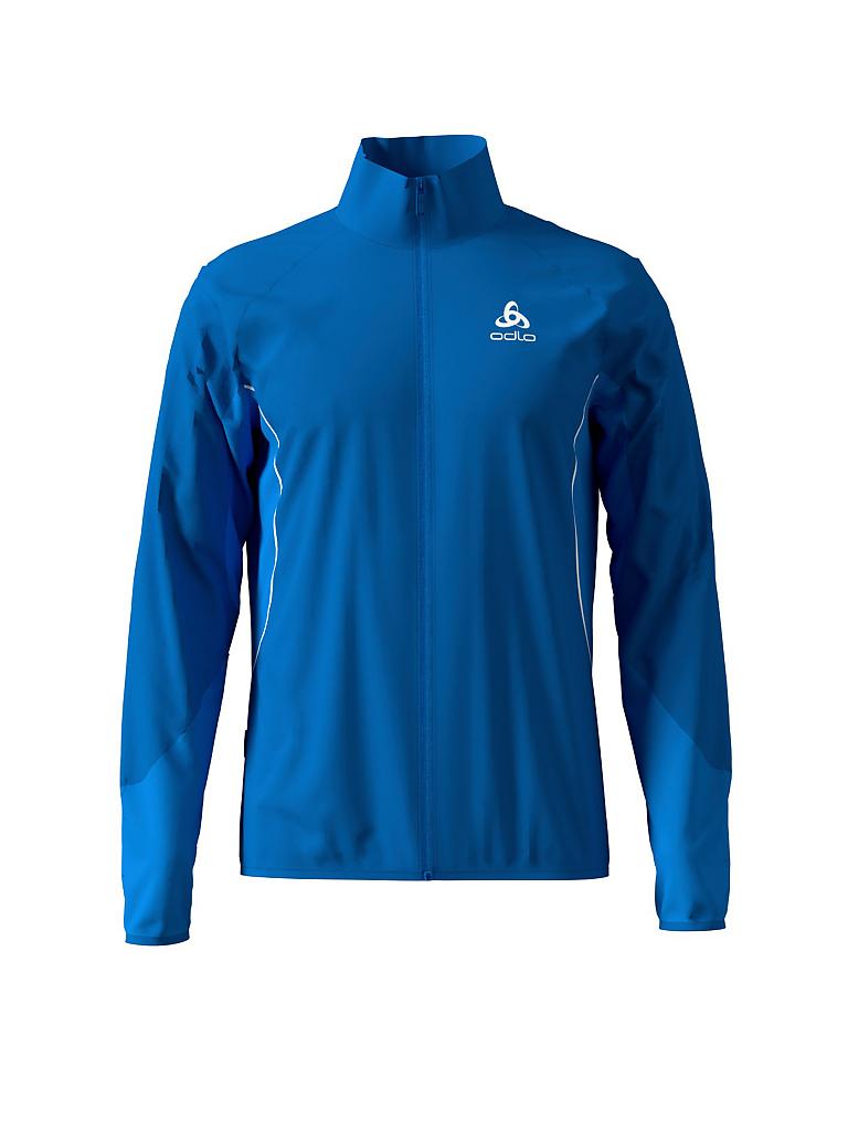 ODLO | Herren Laufjacke Zeroweight Windproof Warm | blau