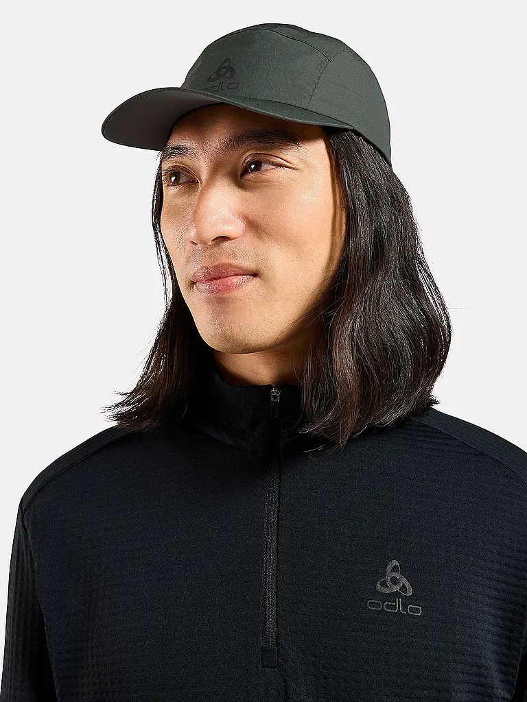 ODLO | Herren Laufshirt Essential Thermal  | schwarz