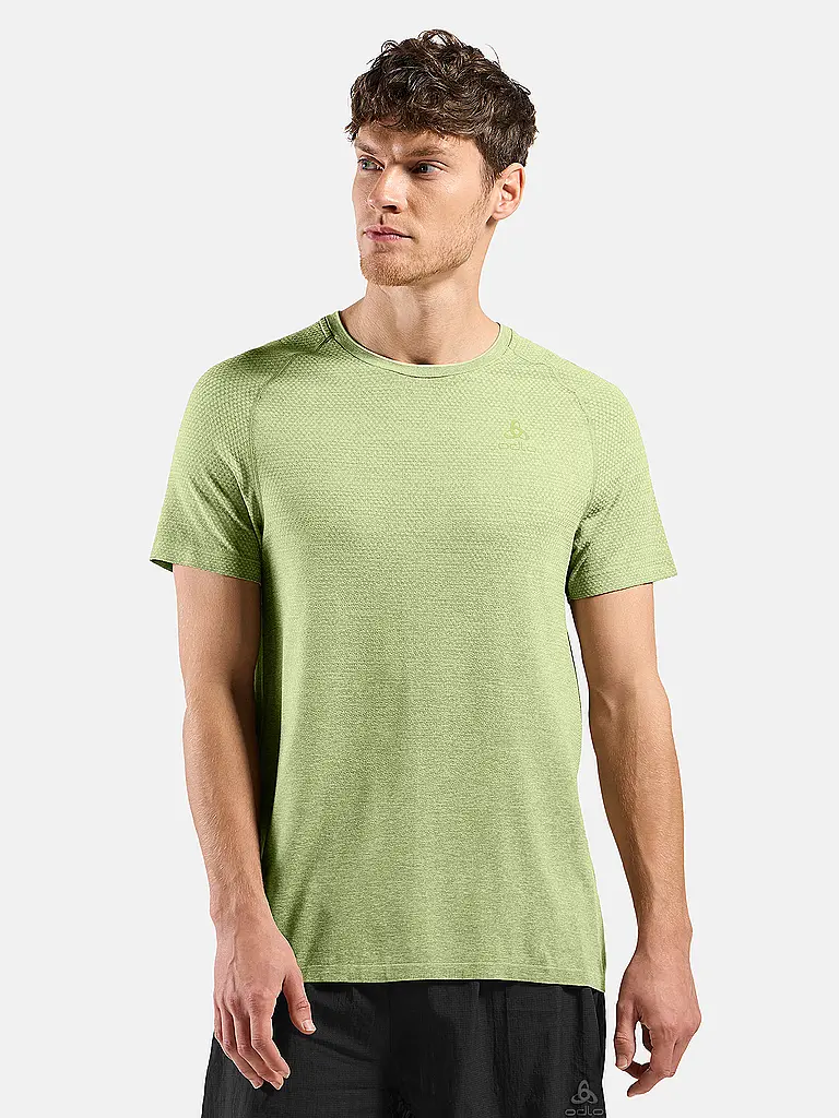 ODLO | Herren Laufshirt Essentials Seamless | Gelb