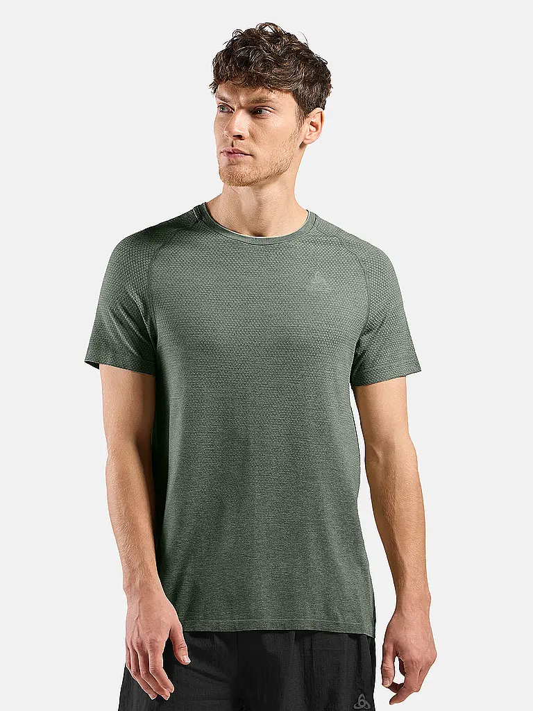 ODLO | Herren Laufshirt Essentials Seamless | Olive