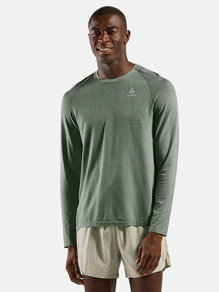 ODLO | Herren Laufshirt Essentials Seamless | Olive