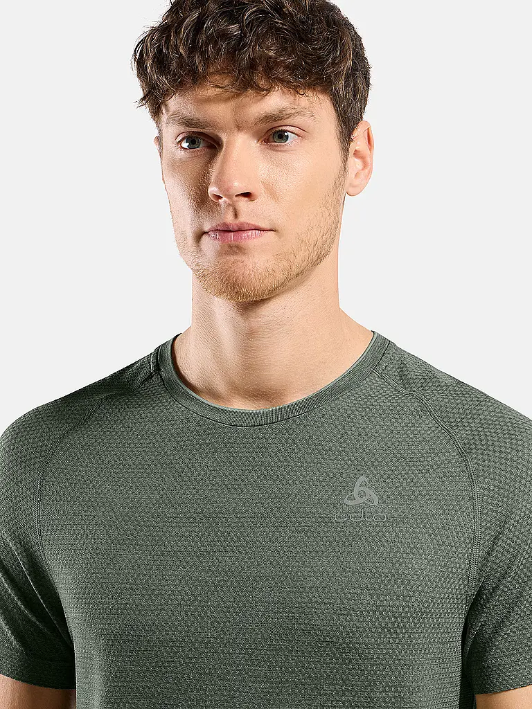 ODLO | Herren Laufshirt Essentials Seamless | Olive