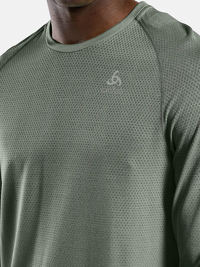 ODLO | Herren Laufshirt Essentials Seamless | Olive