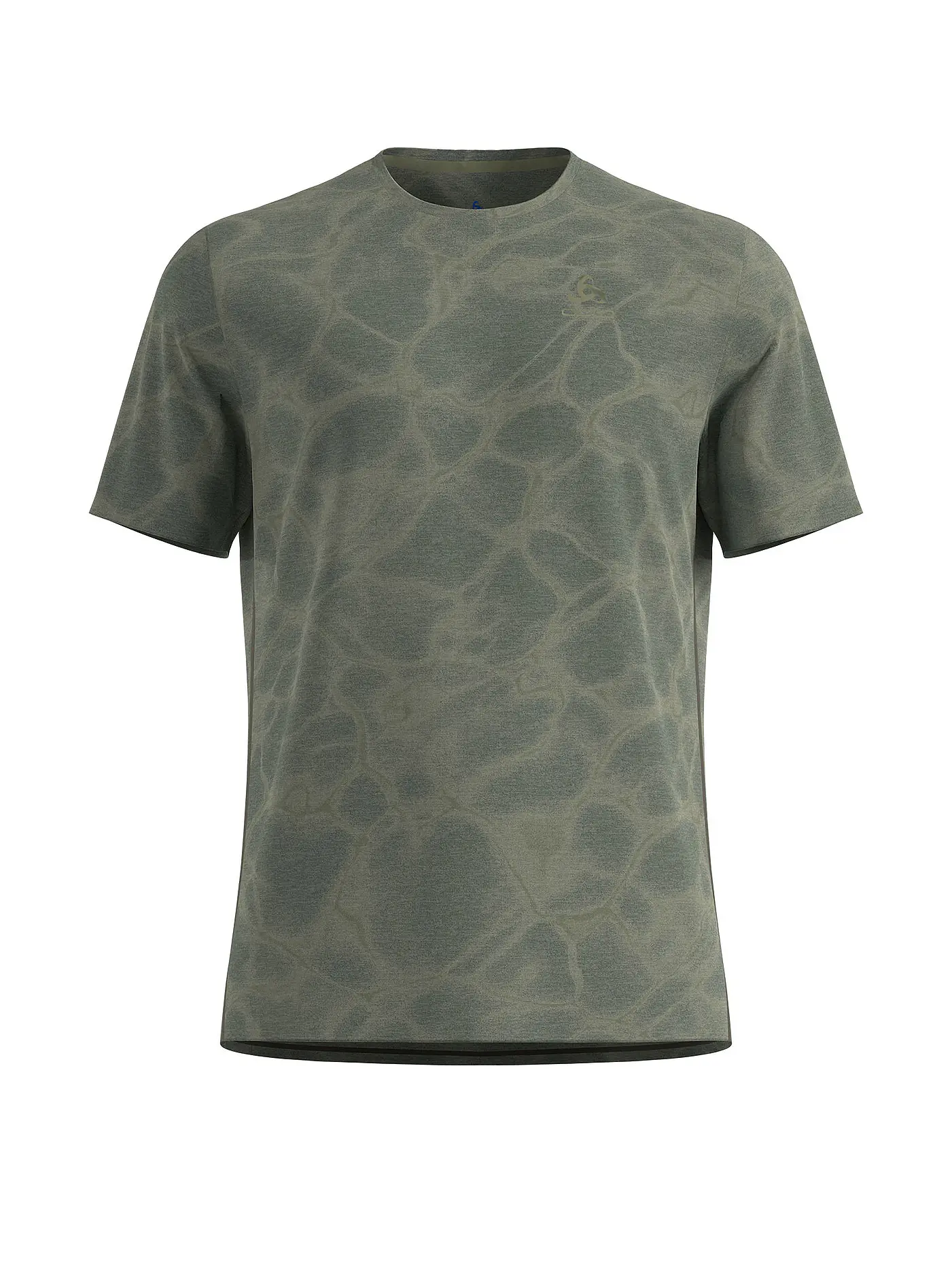 ODLO | Herren Laufshirt Zeroweight Engineered Chill-Tec | olive
