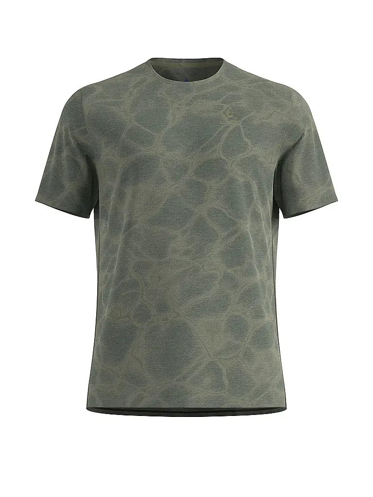 ODLO | Herren Laufshirt Zeroweight Engineered Chill-Tec | olive