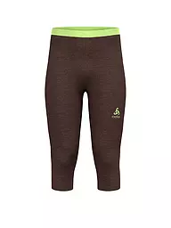 ODLO | Herren Unterzieh Hose Natural Performance 150 4/4 | dunkelrot