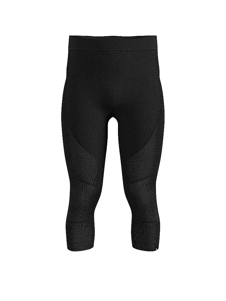 ODLO | Herren Unterziehhose Merino 3/4 | schwarz
