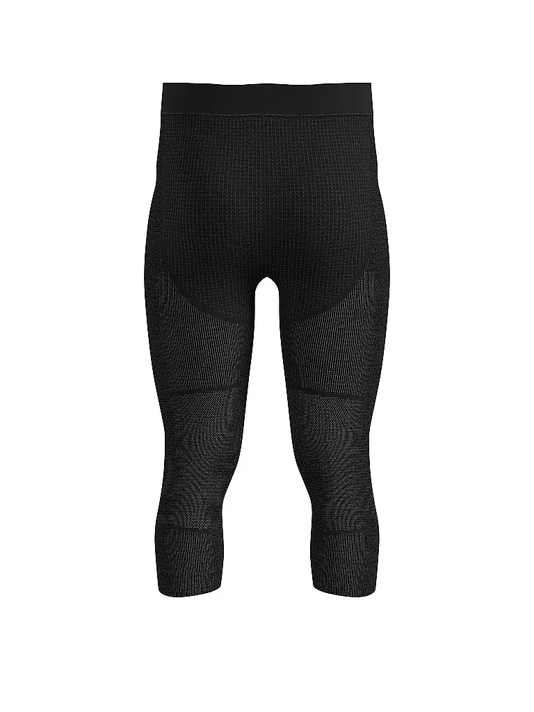 ODLO | Herren Unterziehhose Merino 3/4 | schwarz