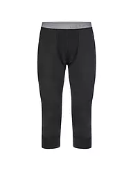 ODLO | Herren Unterziehhose Natural 100% Merino Warm 3/4  | schwarz