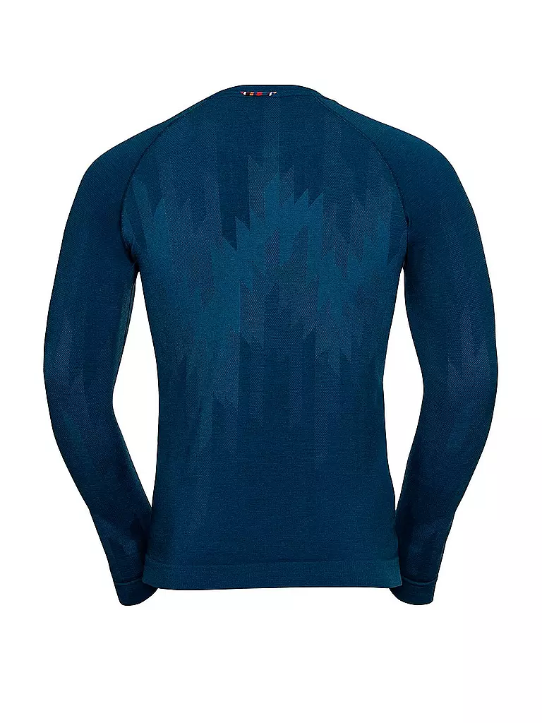 ODLO | Herren Unterziehshirt Kinship Performance Wool Warm Base Layer | petrol