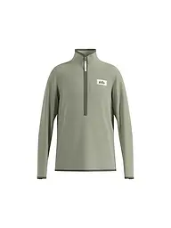ODLO | Kinder Unterzieh Zipshirt Classic Fleece | grau