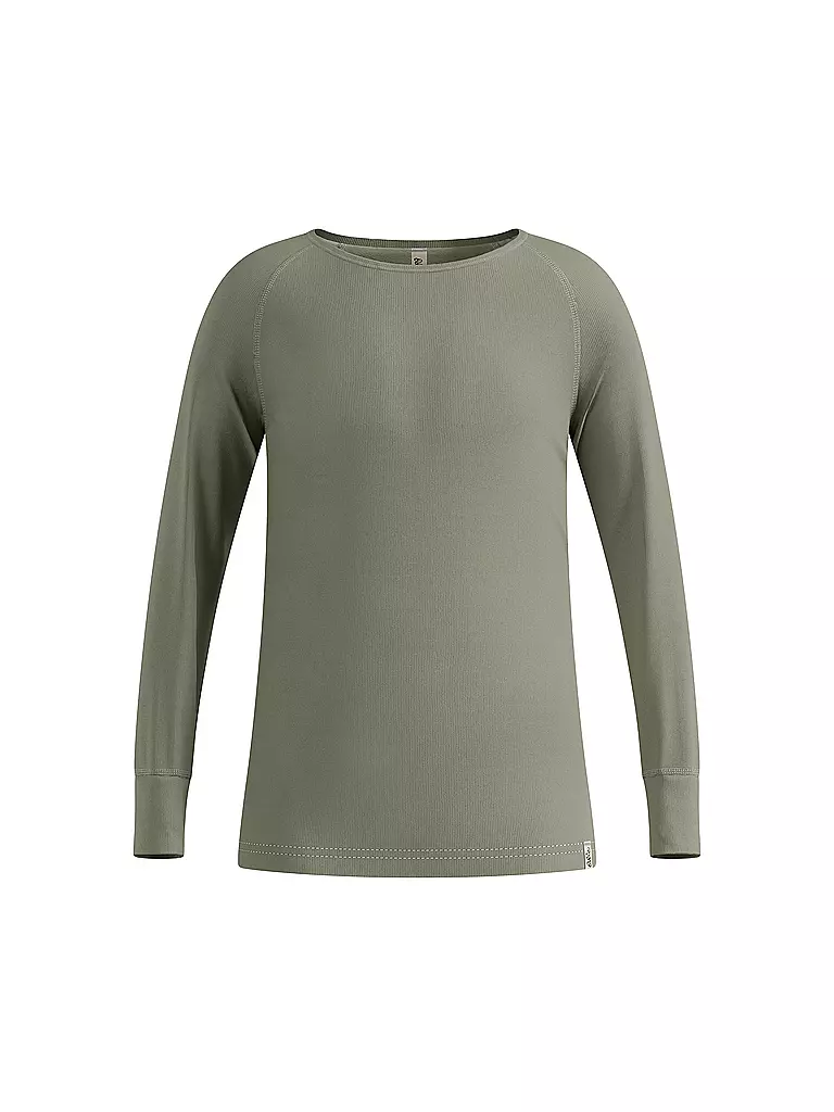 ODLO | Kinder Unterziehshirt Active Warm | silber