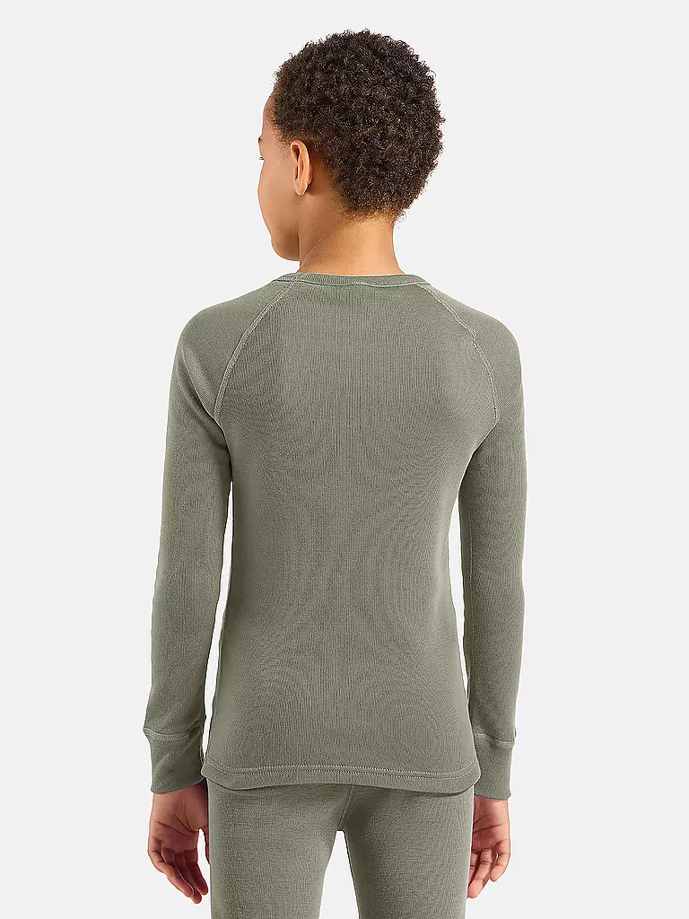 ODLO | Kinder Unterziehshirt Active Warm | silber