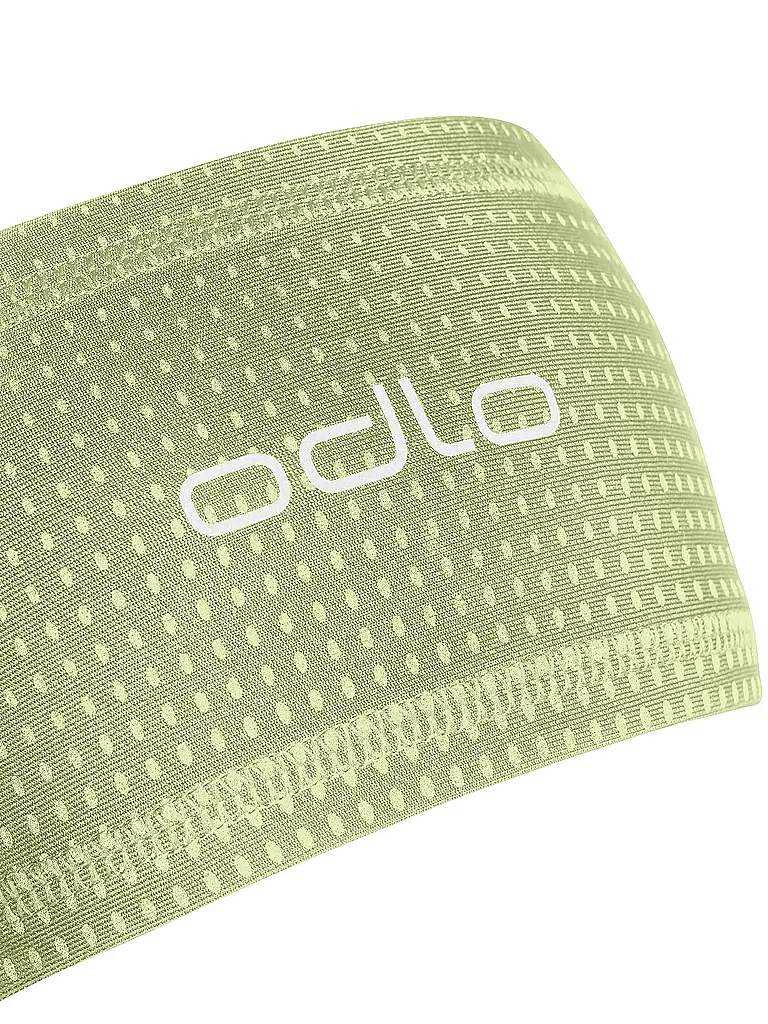 ODLO | Laufstirnband Polyknit Warm Reflective | gelb