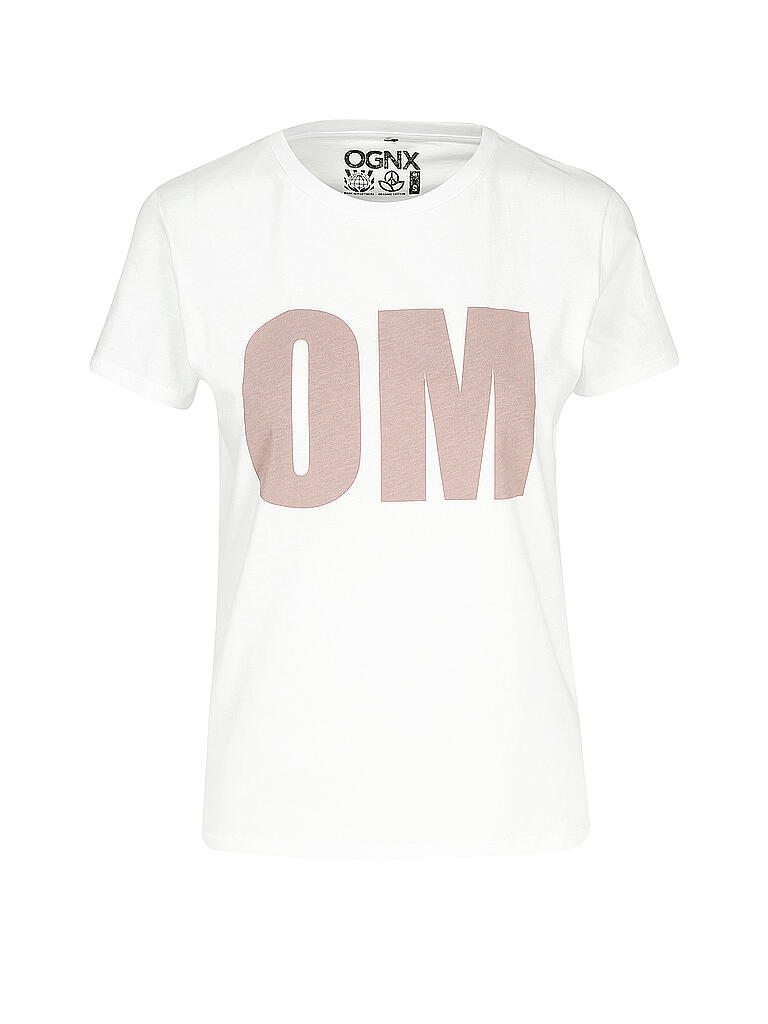 OGNX | Damen Yoga Shirt Cotton OM Loose | weiß