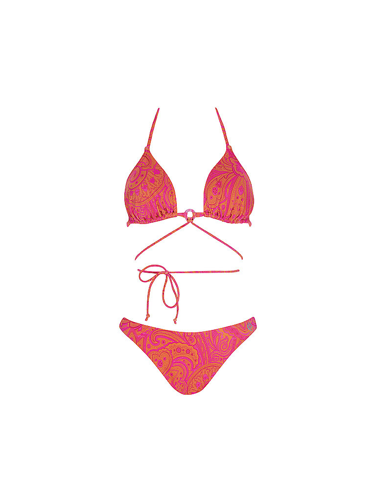 Olympia Bikini Triangel Bindedetails Pink