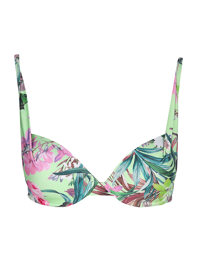 Olympia Bikini Push-Up Cups Florale Allover Mintgrün