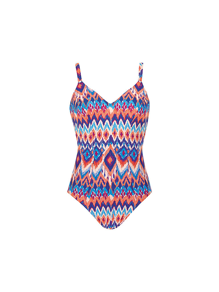 Olympia Badeanzug V-Ausschnitt Florale Allover Bunt