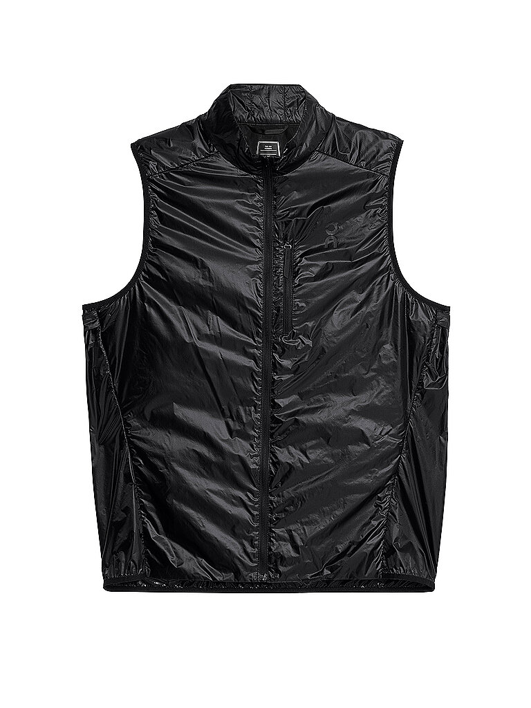 ON Herren Laufweste Weather Vest schwarz | S