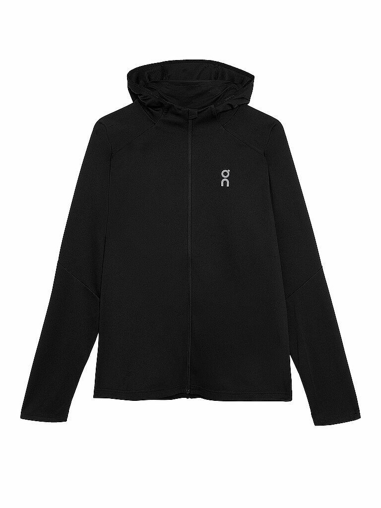 Herren Laufjacke Climate Zip Hoodie schwarz L M