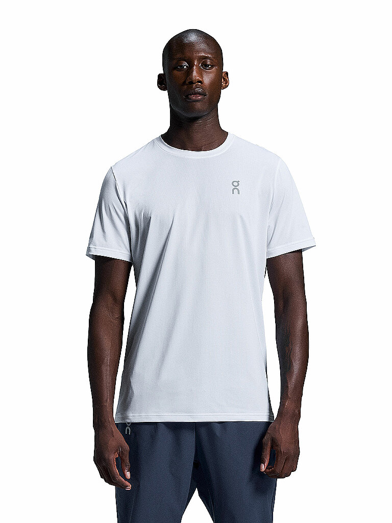 On Laufshirt Basic Recyceltes Polyester Weiss