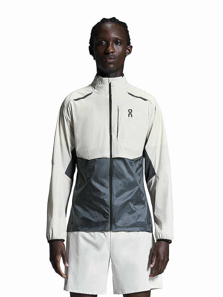 On Jacke Weather Jacket Polyester Silber