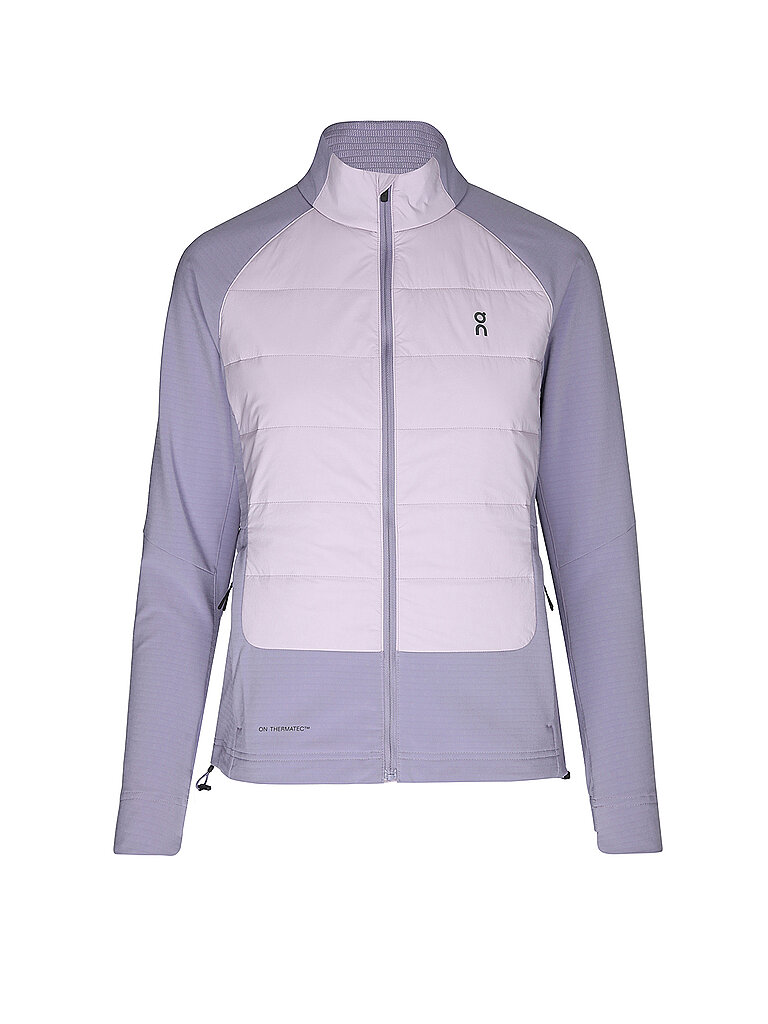 ON Damen Laufjacke Weather Hybrid Run beere | S