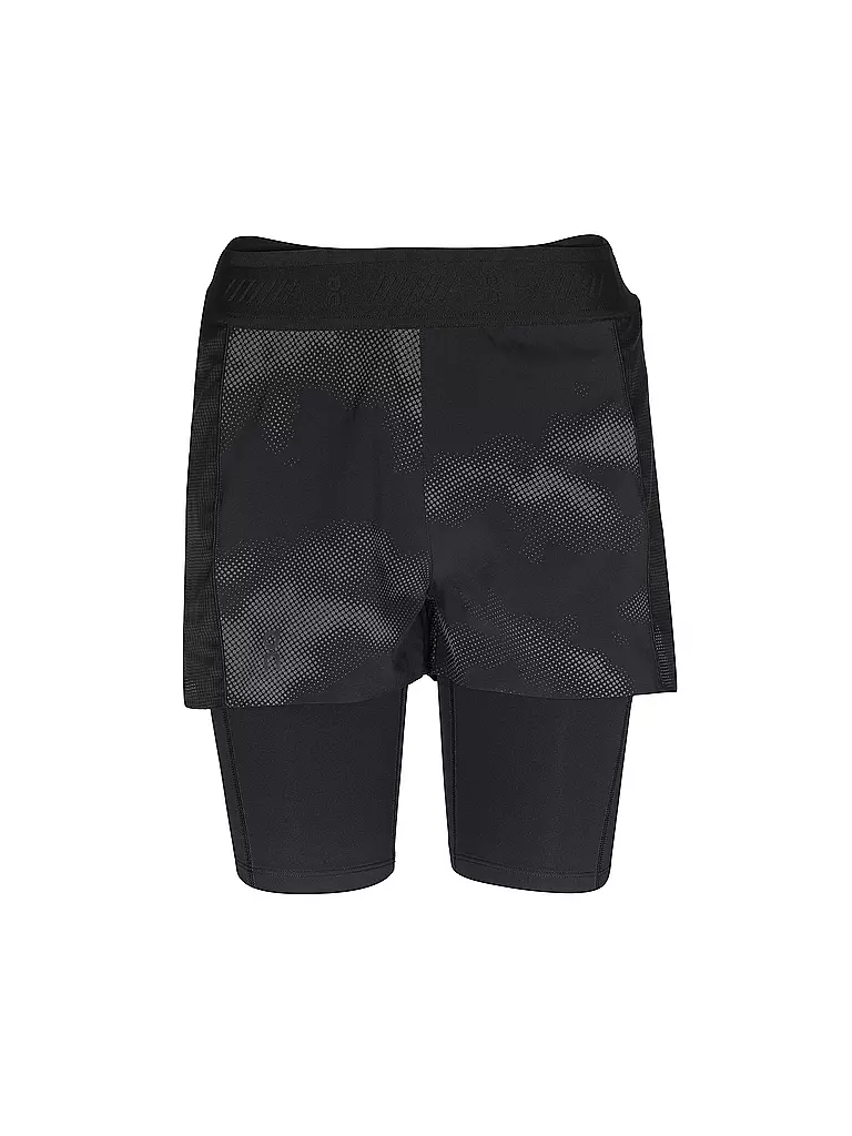 ON | Damen 2in1 Laufshort Active Shorts Lumos | schwarz