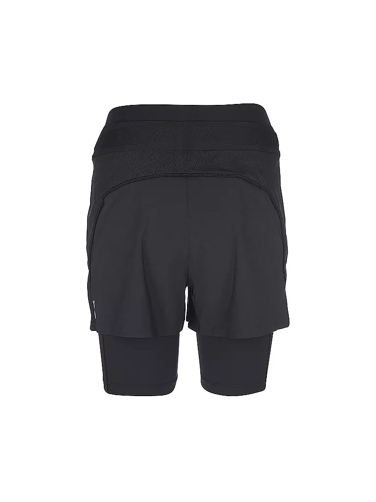 ON | Damen 2in1 Laufshort Active | schwarz