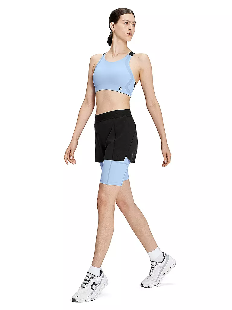 ON | Damen 2in1 Laufshort Active | schwarz